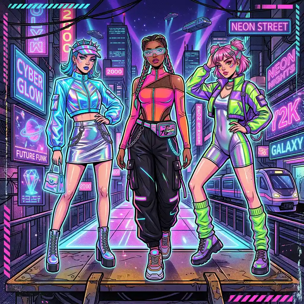 Y2K Style AI Of Yourself — Art Styles Nano Banana prompt example, created with Pixazo AI