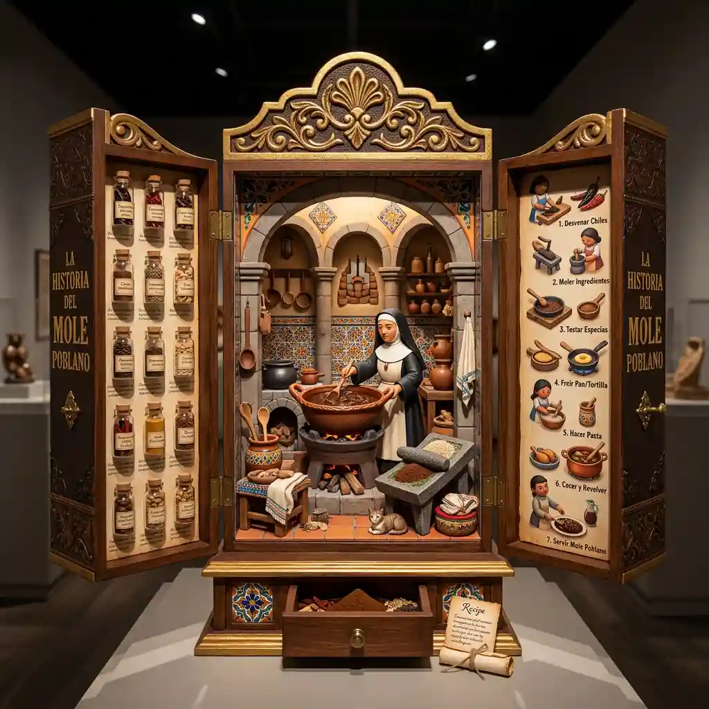 Medieval Altarpiece Display of a Famous Dish — Product & E-commerce Nano Banana prompt example, created with Pixazo AI