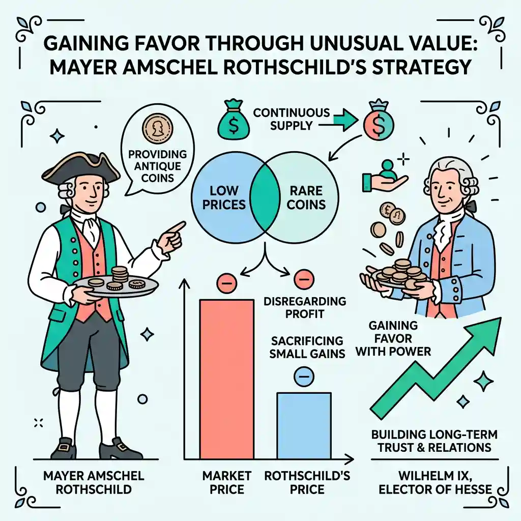 Rothschild's Strategic Coin Dealing — Anime & Cartoon Nano Banana prompt example, created with Pixazo AI