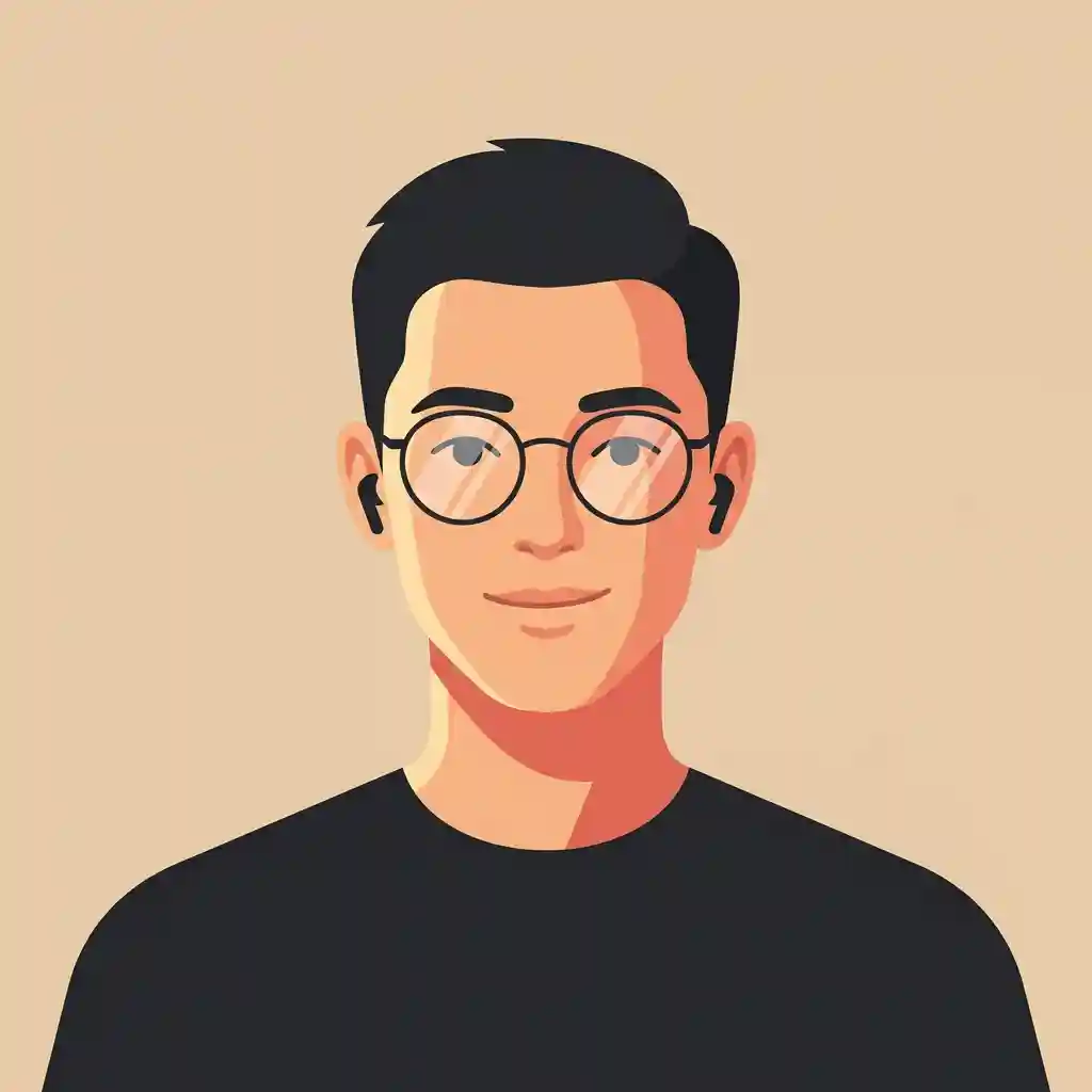 Cinematic Flat Vector Portrait with Modern Tech-Avatar Aesth — Art Styles Nano Banana prompt example, created with Pixazo AI