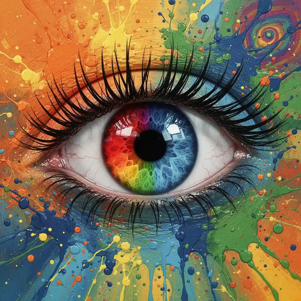 Abstract Eye Expression — Fantasy & Surreal FLUX.1 AI image prompt example