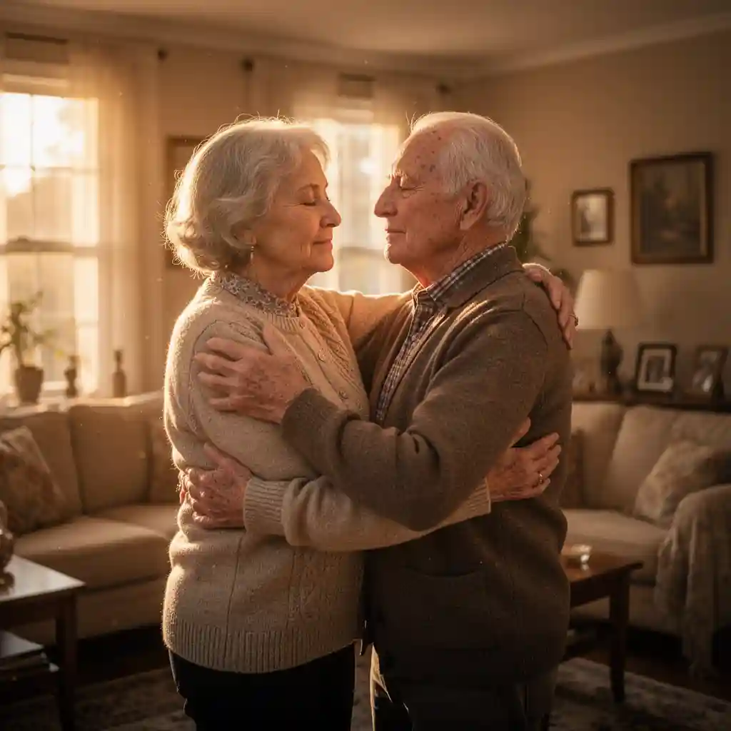 Elderly Couple Dancing — Portraits & People FLUX.1 AI image prompt example