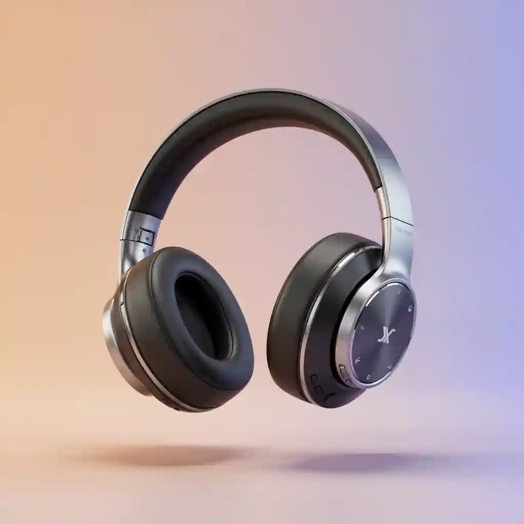 Headphones on Gradient — Product & Design FLUX.1 AI image prompt example