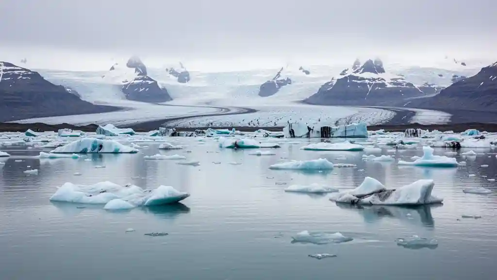 Iceberg Lagoon — Nature & Landscapes FLUX.1 AI image prompt example