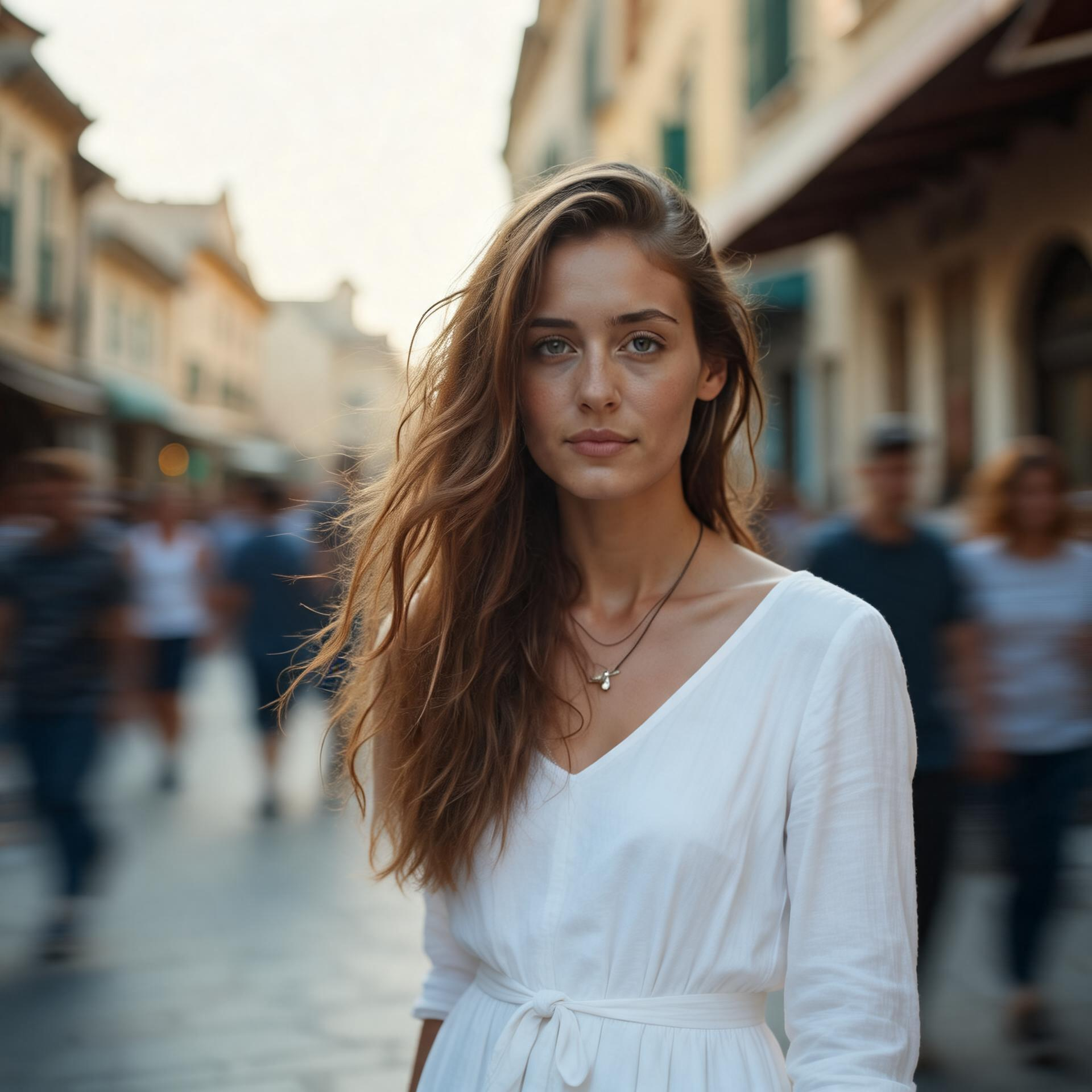 Candid street portrait